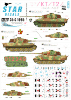 Star Decals 35-C1095 King Tiger / Tiger II # 3 1/35